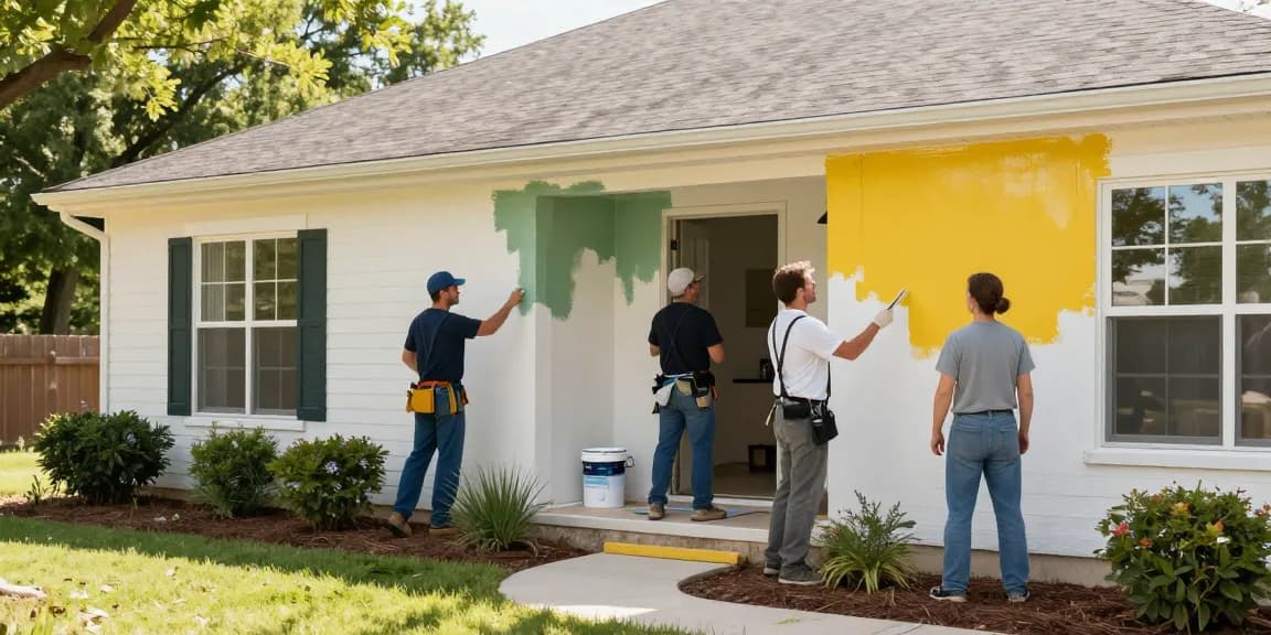 Painters in Plano, TX providing professional painting services, trusted local contractors enhancing homes.