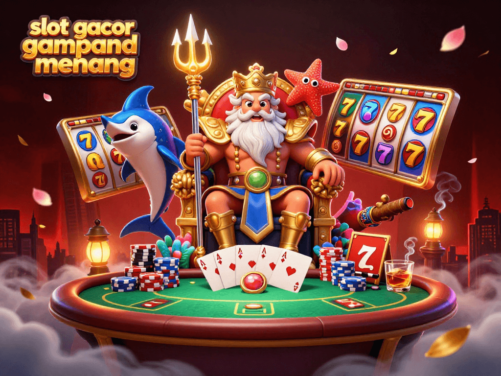Engage in exhilarating gameplay with slot gacor gampang menang featuring vibrant slot reels and characters