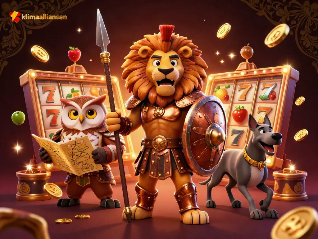 Experience thrilling gameplay with klimaalliansen's engaging slot machines and vibrant characters in action.