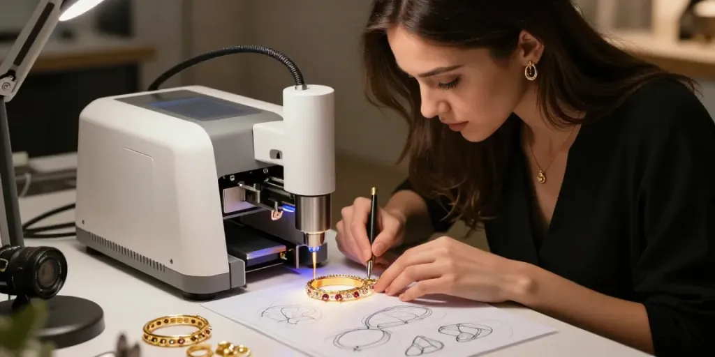 Desain perhiasan emas berkualitas oleh emas88 di laboratorium modern