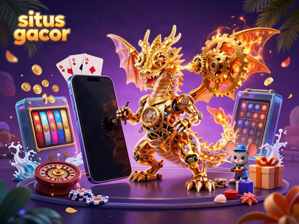 Experience thrilling adventures at situs gacor with golden dragon and exciting gaming elements.