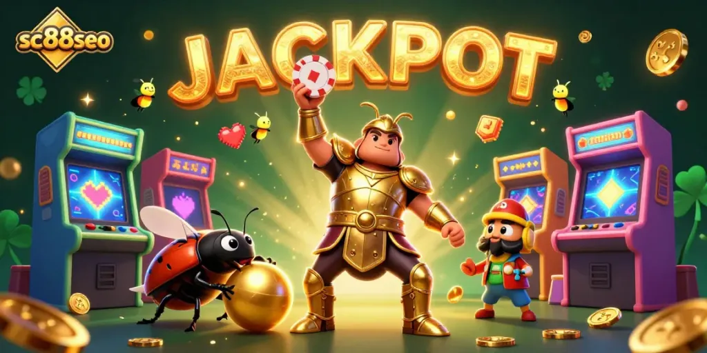 Win big with sc88seo at dynamic online casinos featuring vibrant game elements.