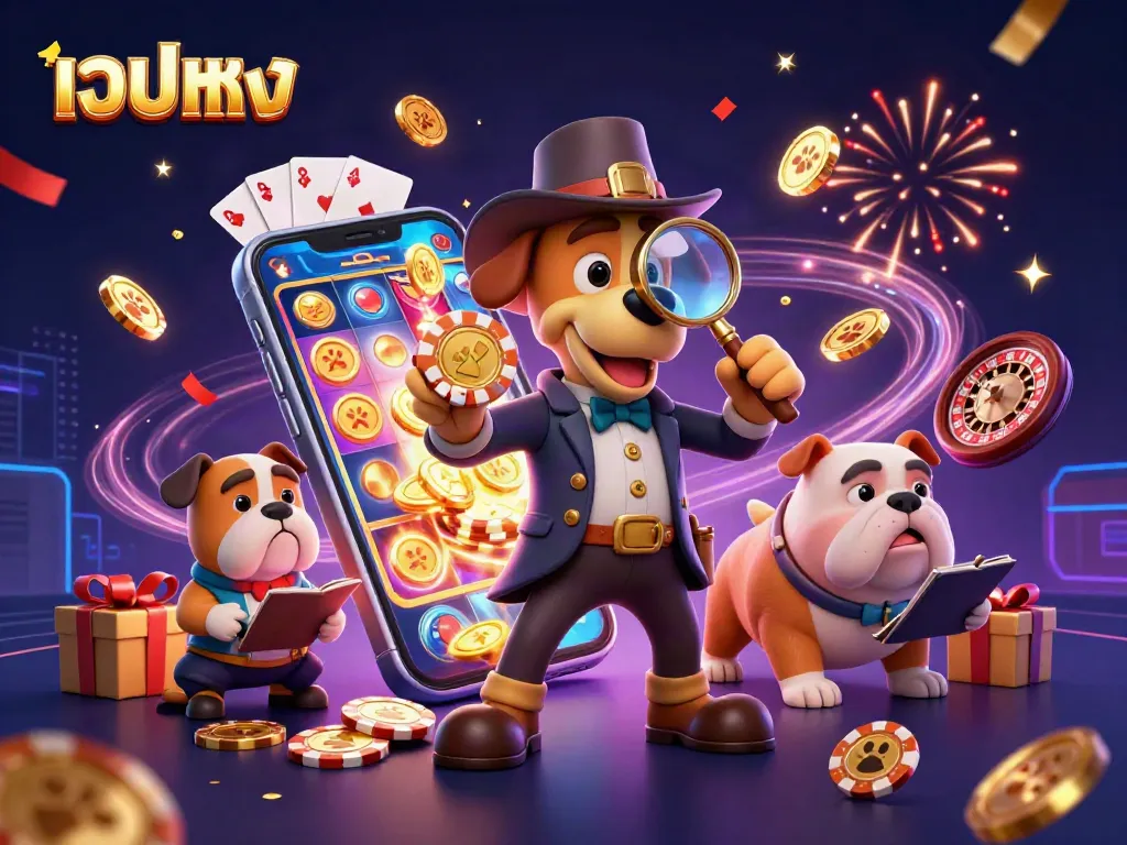 การเล่นเกม เว็บตรง ด้วยสุนัขตำรวจและคลิปโป๊กเกอร์ทองคำที่น่าหลงใหล
