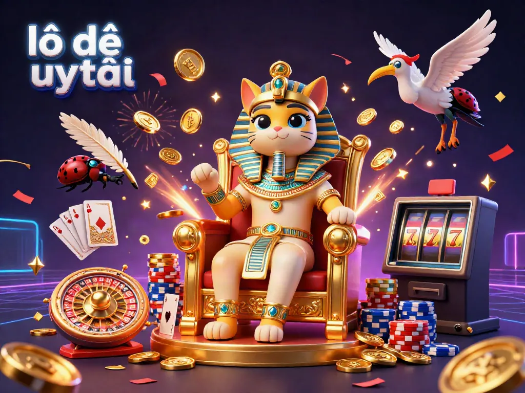 Experience lô đề uy tín with a vibrant celebration of casino elements in rich detail.