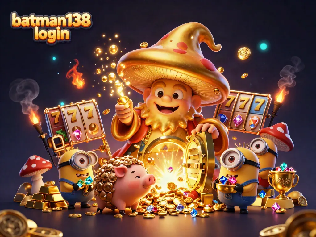 Play games and win with batman138 login featuring slots, treasures, and magical characters.