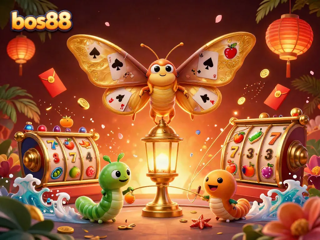Slot online dan kesempatan beruntung di bos88 dengan ilustrasi 3D yang menarik.