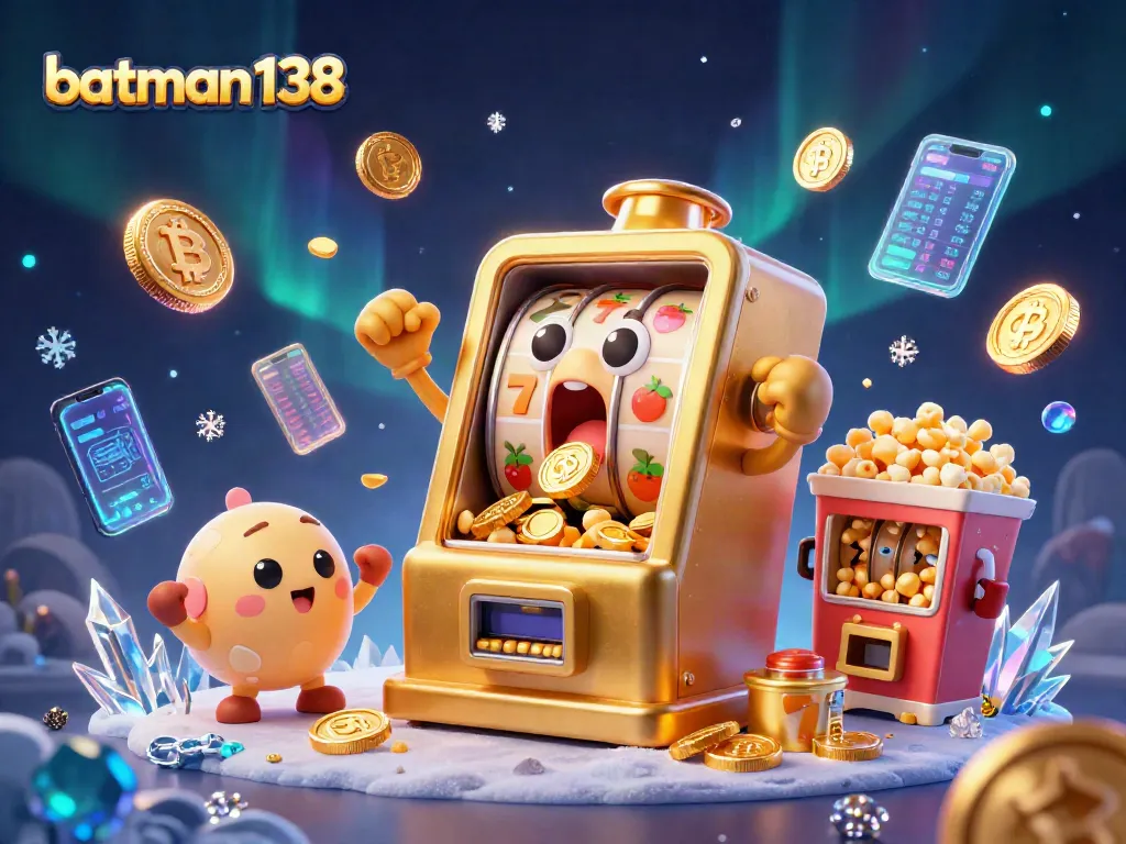 Spin jackpots and win with batman138 in this vibrant casino illustration.