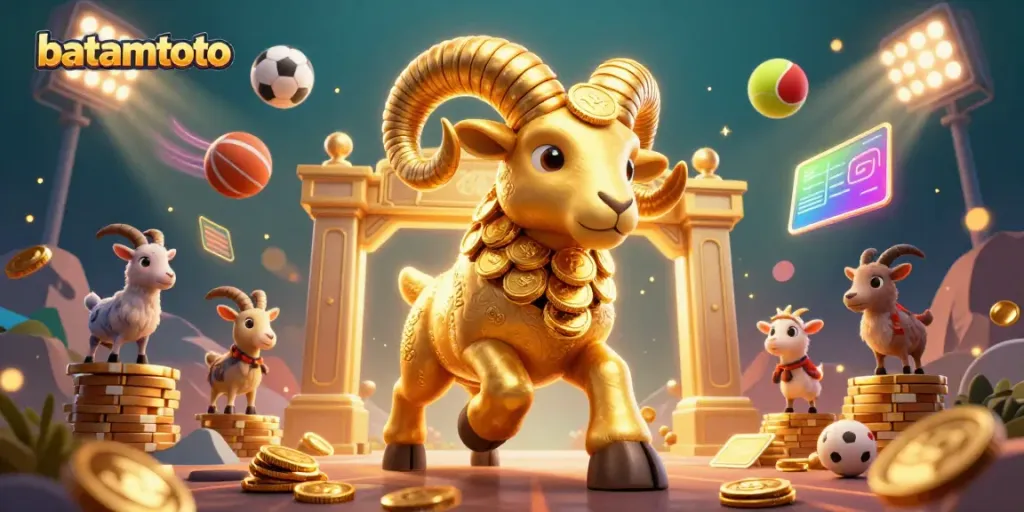 Experience thrilling gameplay with batamtoto in this vibrant casino-themed illustration.
