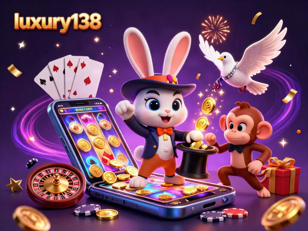 Luxury138 menghasilkan keajaiban saat kelinci dan ribuan koin terbang di udara