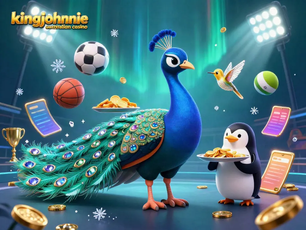 Experience thrilling gaming action at kingjohnnie australian casino with vibrant 3D characters and dynamic sports elements.