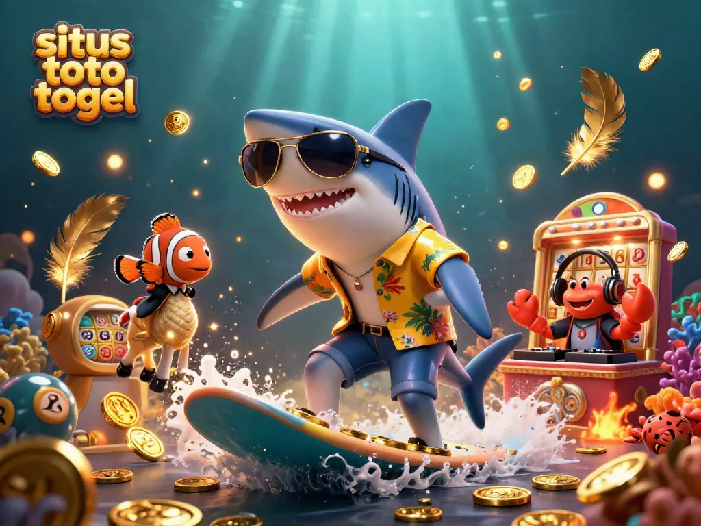 Engage in exciting gameplay at situs toto togel with vibrant characters and dynamic lottery scenes.